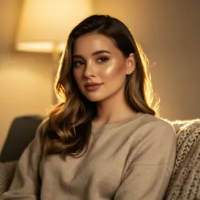 femme française souriante cuisinant à la maison ambiance chaleureuse lumière naturelle