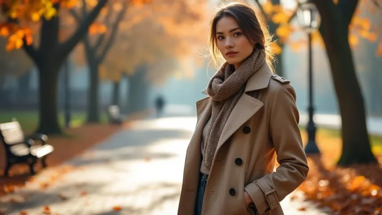 Le matin d'automne où j'ai sorti mon trench beige et retrouvé une silhouette