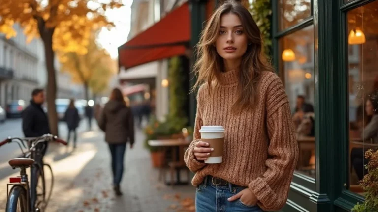 Ma pause café rue Sainte-Catherine où j'ai trouvé le pull parfait d'arrière-saison