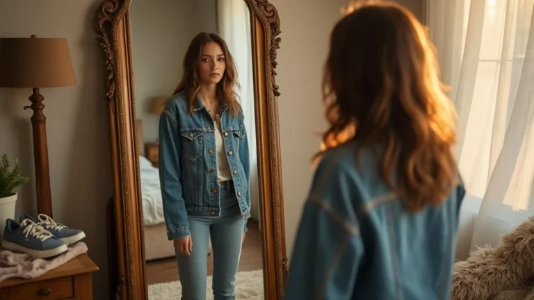 Testé la même veste en jean sur dix occasions différentes en un mois
